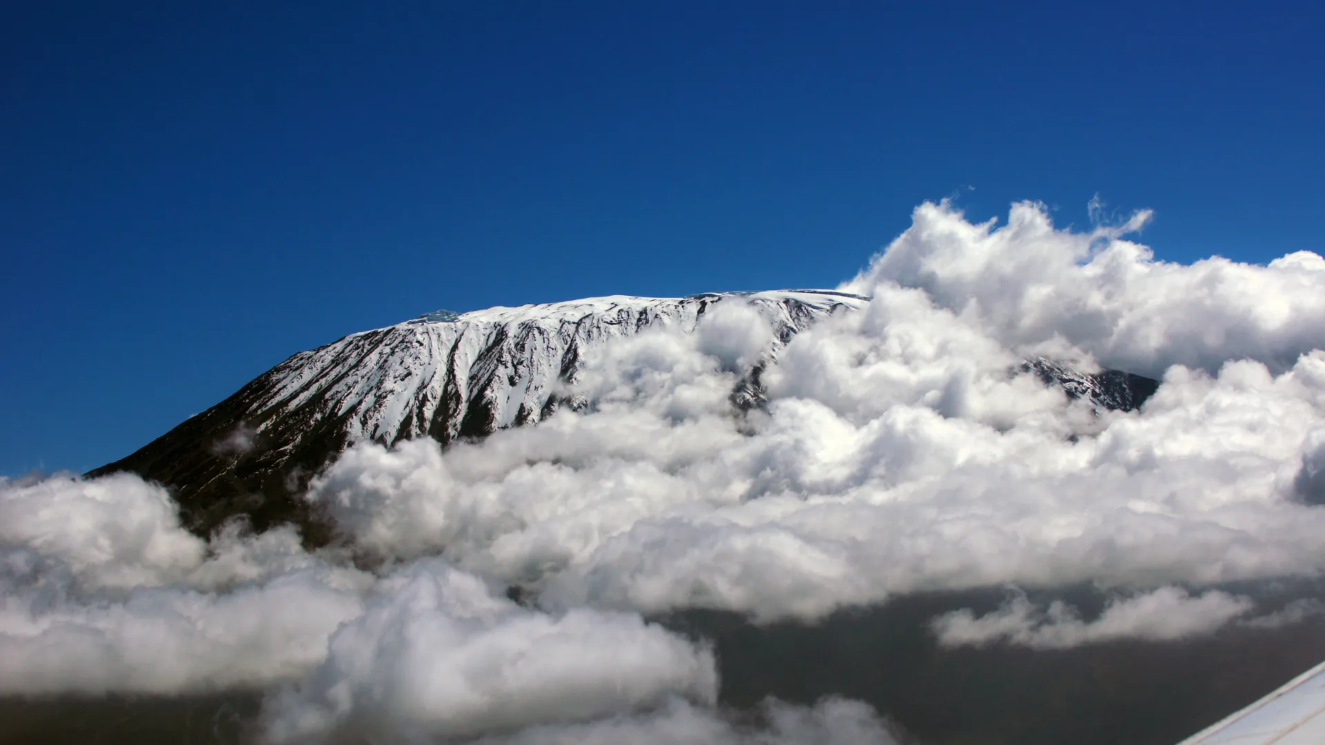 Mount Kilimanjaro above the plains